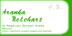 aranka melchart business card